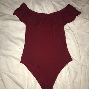 Off the shoulder bodysuit